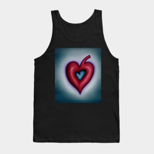 Abstract heart drawing Tank Top